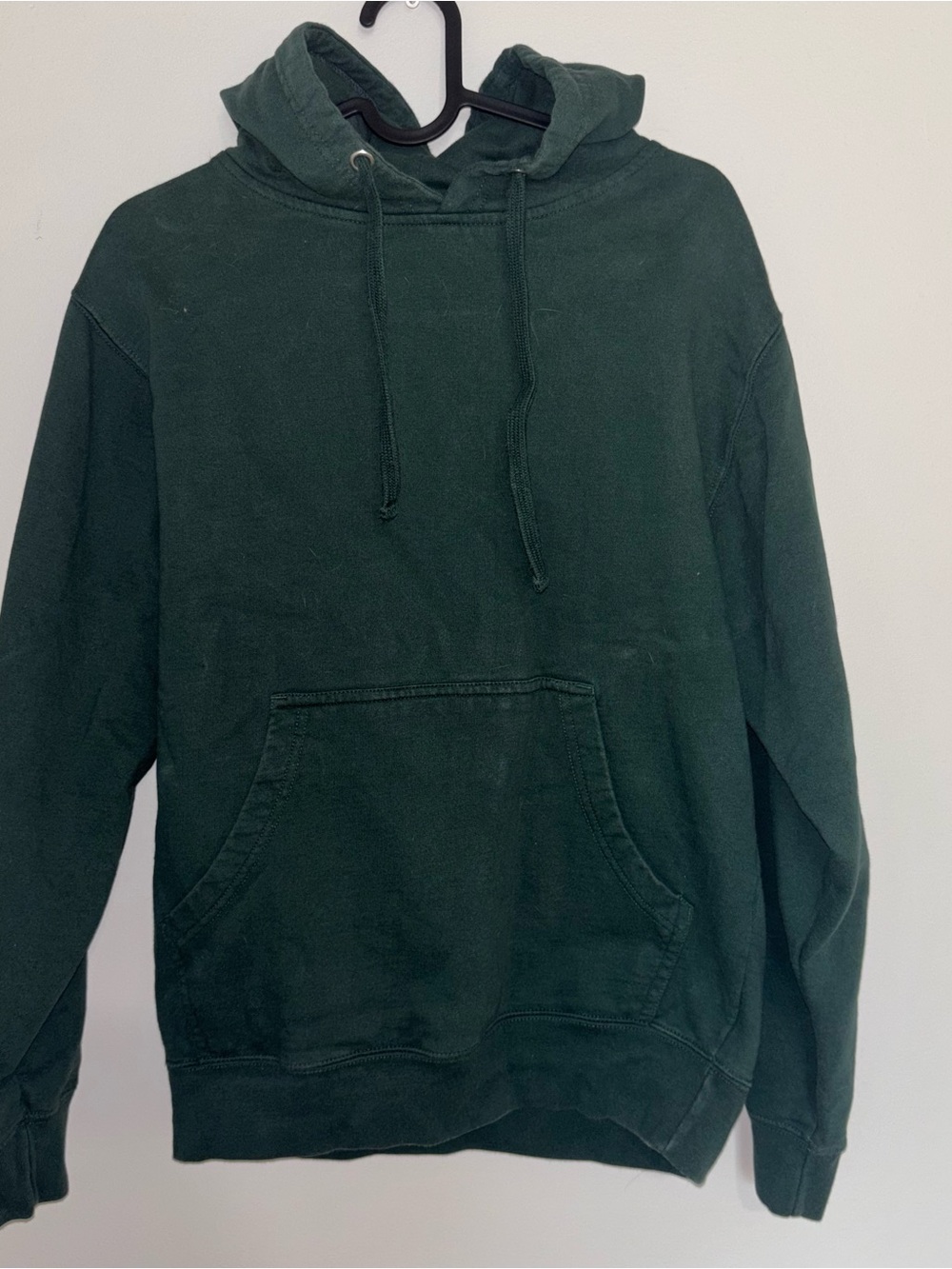 Men's Dark Green Pullover Hoodie